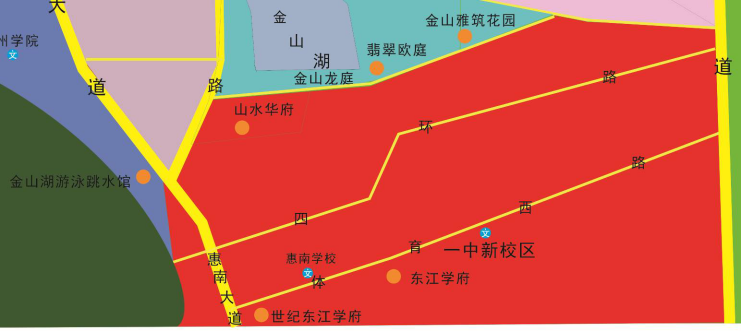 惠城区2020年小学学区划分公布 附详细学区图-惠州之家